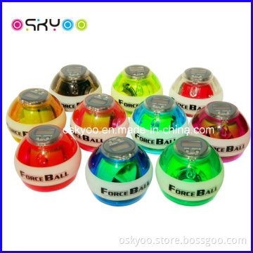 Six LEDs and Digital Counter Power Force Gyro Ball